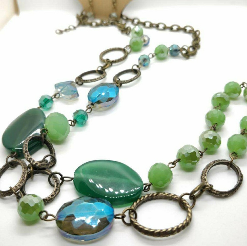 🔥2x$20




Vintage Emerald Green Necklace Set